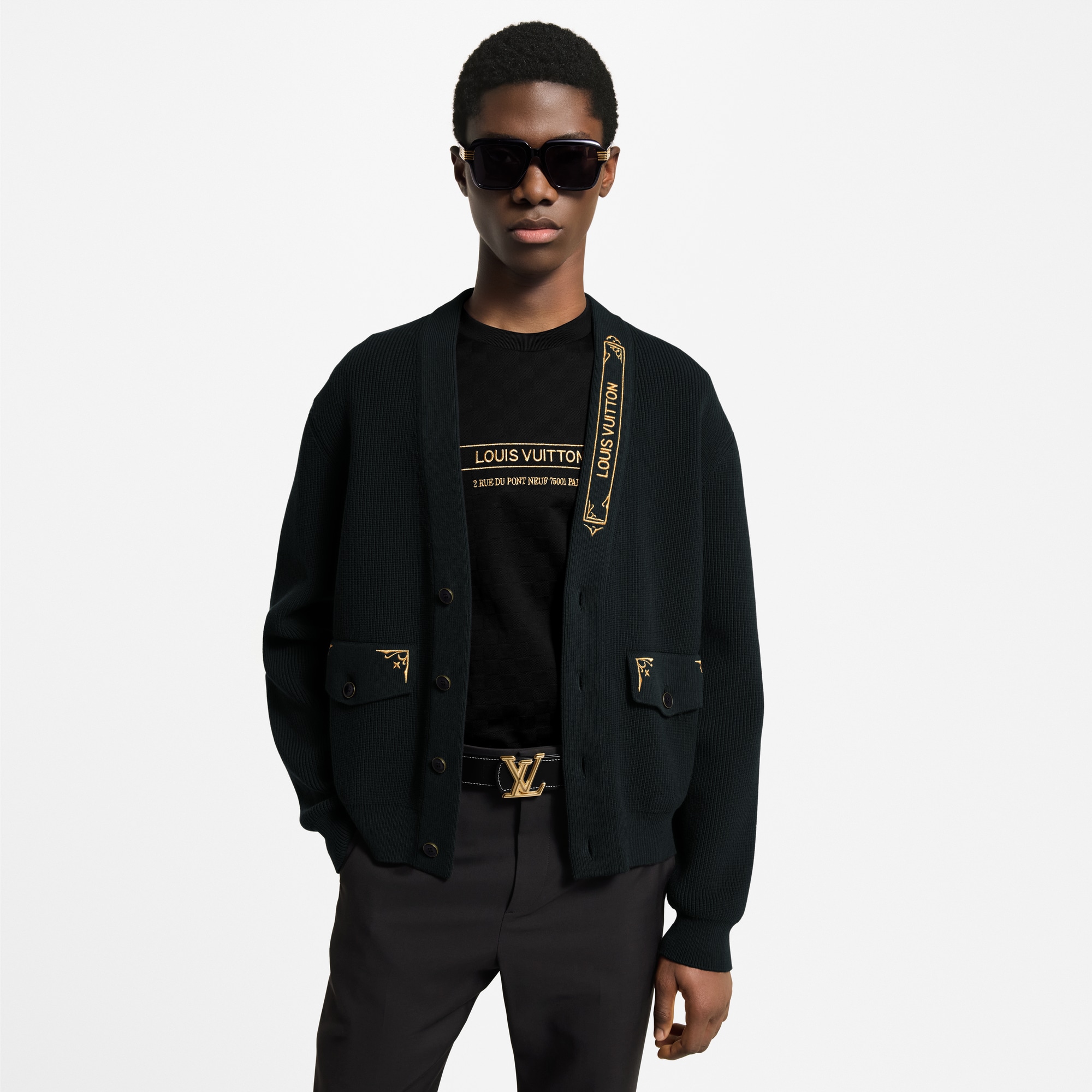 Embroidered Signature Cardigan - Ready-to-Wear | LOUIS VUITTON